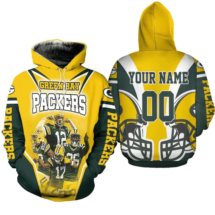Green Bay Packers Logo Nfc North Champions Super Bowl 2021 Personalized Hoodie