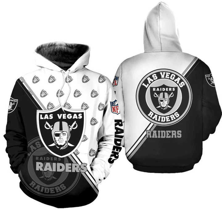 NFL Oakland Raiders 3D Hoodie For Men For Women All Over Printed Hoodie TNT-00861-AUH