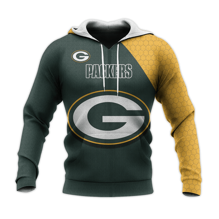 Green Bay Packers Vintage For All Hoodie- NFL