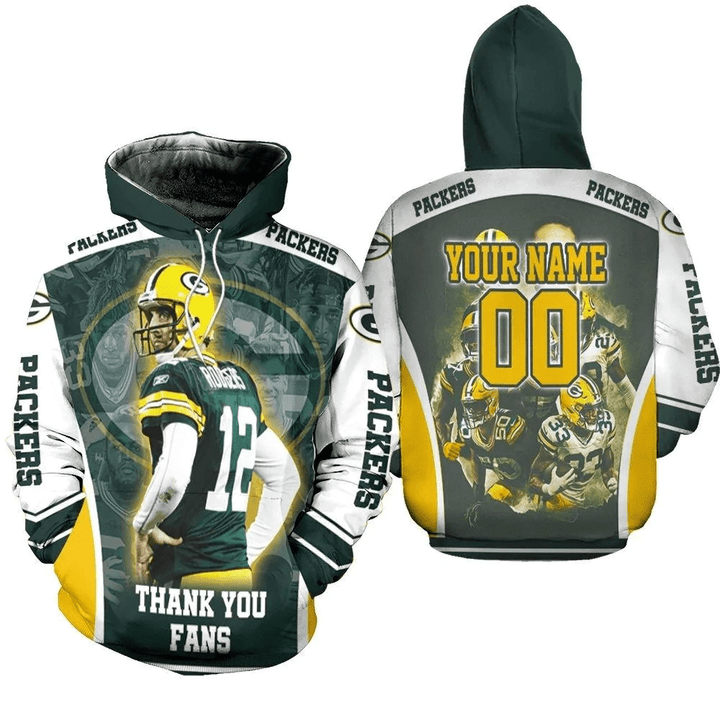 Green Bay Packers Nfc Noth Champions Thank You Fans For All Lover Personalized Hoodie