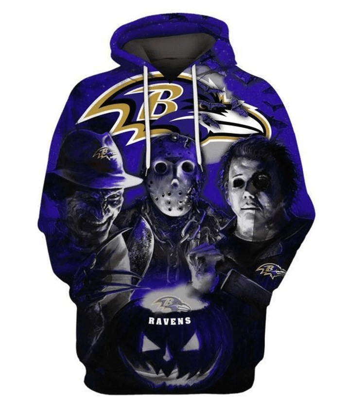 Baltimore Ravens Nfl Football All Over Print 3D Hoodie 3D Sweatshirt Clothing Hoodie20702