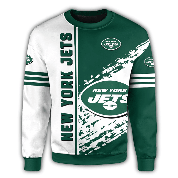 New York Jets Sweatshirt Quarter Style - NFL