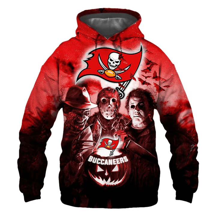 Tampa Bay Buccaneers Hoodie Halloween Horror Night Gift For Fans - NFL