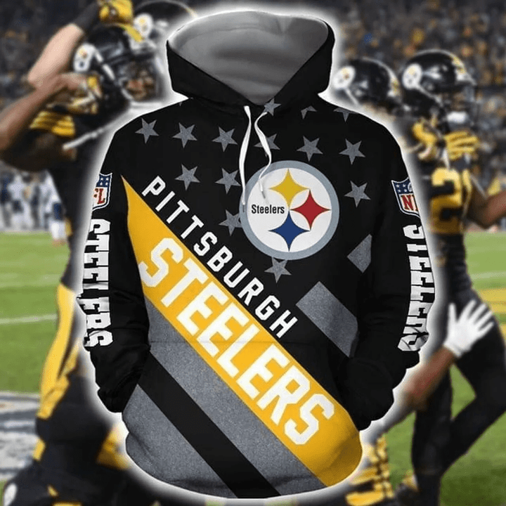 Pittsburgh Steelers Nfl For Steelers Fan 3D T Shirt Hoodie Sweater Model 5674