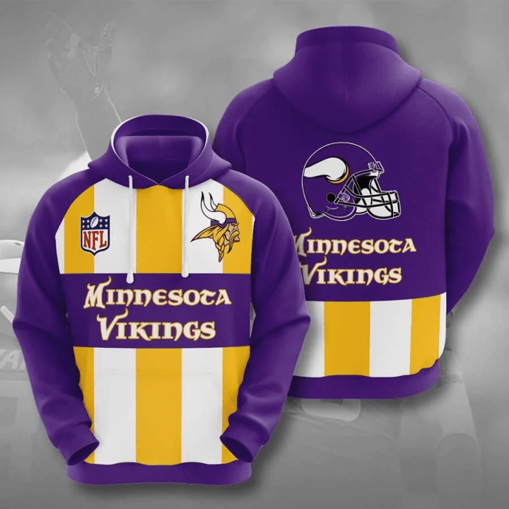 Minnesota Vikings Usa 218 Hoodie Custom For Fans - NFL
