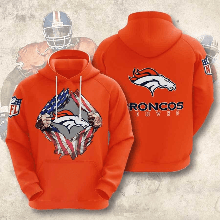Denver Broncos Usa 24 Hoodie Custom For Fans - NFL