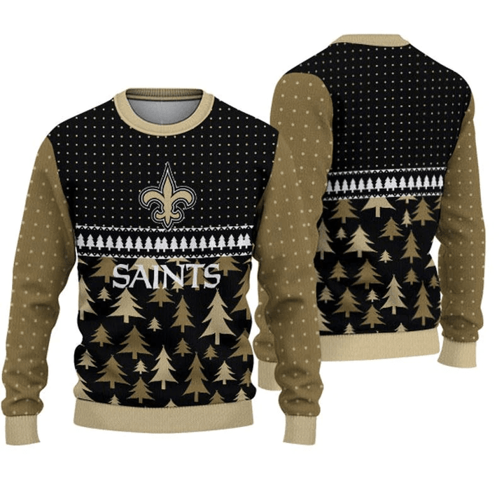New Orleans Saints Christmas Sweatshirt 3D