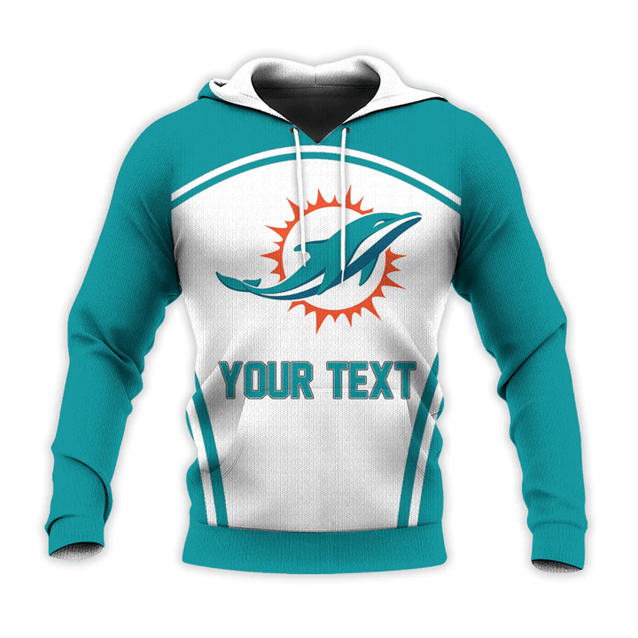 Miami Dolphins Hoodie Curve Style Sport- NFL