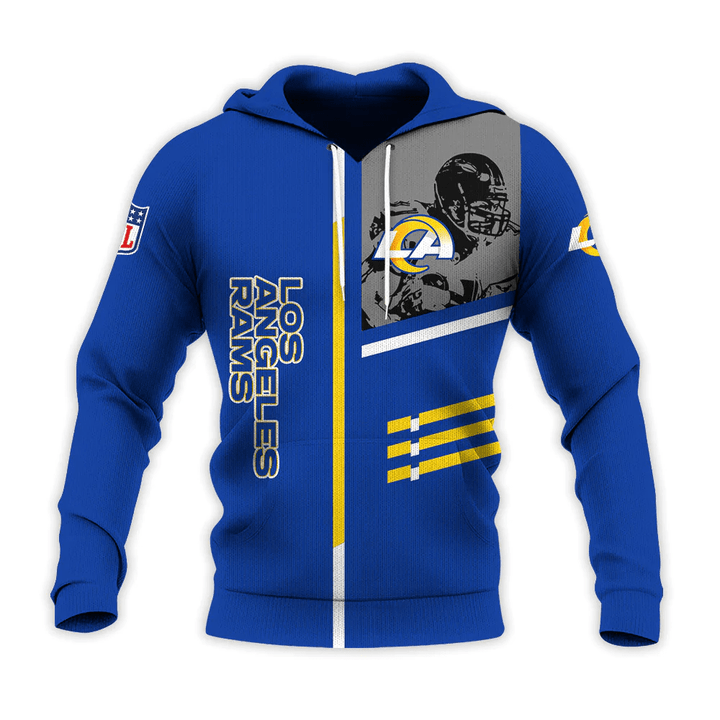 Los Angeles Rams Hoodie Personalized Football For Fan- NFL