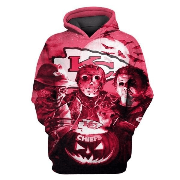 NFL Kansas City Chiefs Halloween With 3d Hoodie 3311 DS0-05666-AUH