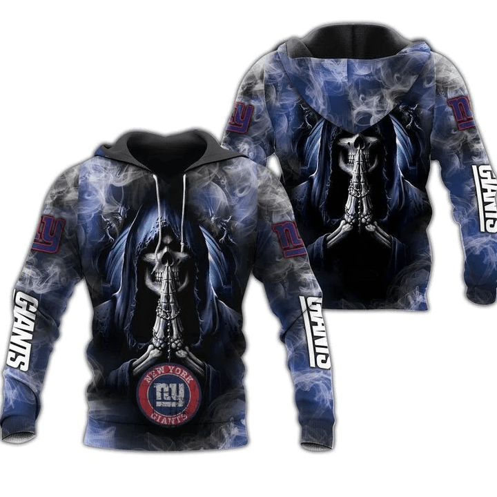New York Giants Hoodies Death Smoke Graphic Gift For Men - NFL