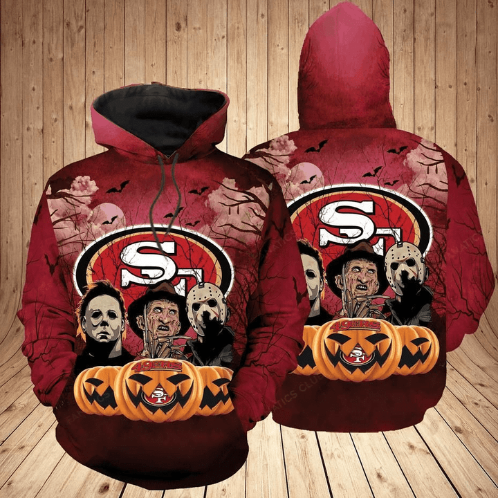 NFL San Francisco 49ers Sf49 Hoodie All Over Print Apparel For Fans Sf493d01080620 DS0-02956-AUH