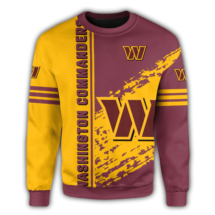 Washington Commanders Sweatshirt Quarter Style - NFL