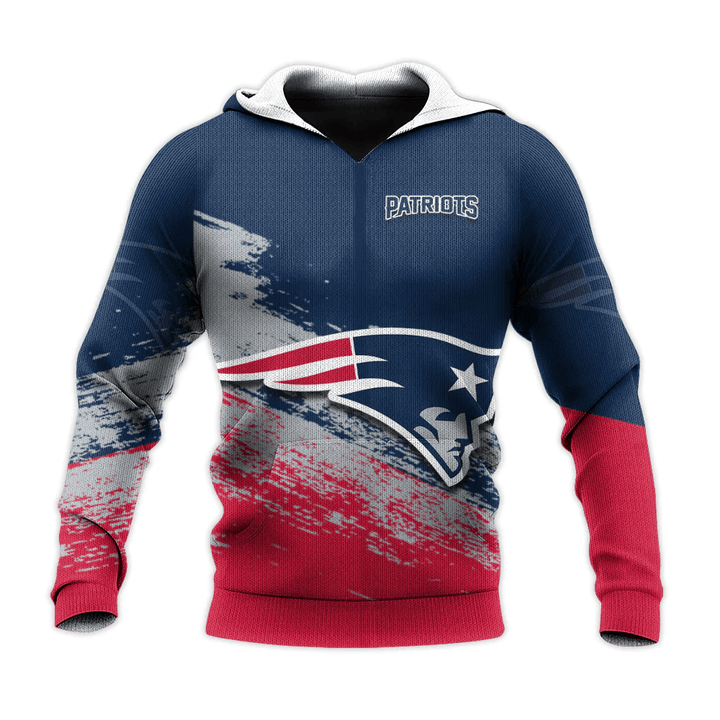 New England Patriots Hoodie Grunge Style Hot Trending - NFL