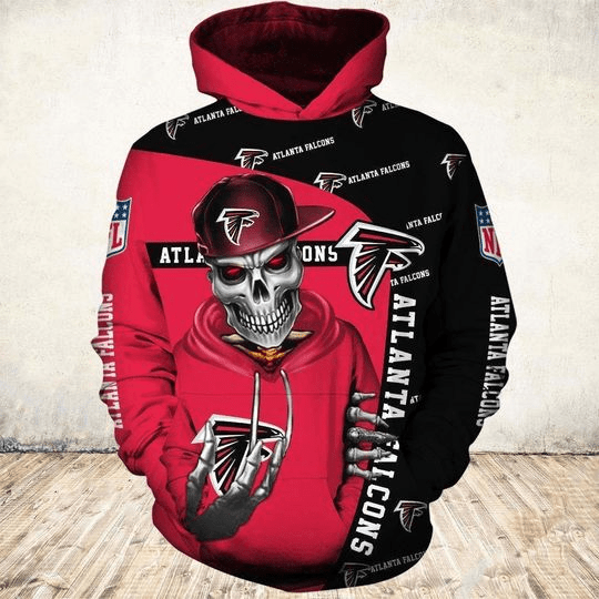Atlanta Falcons Hoodies Custom Death Gift For Men - NFL