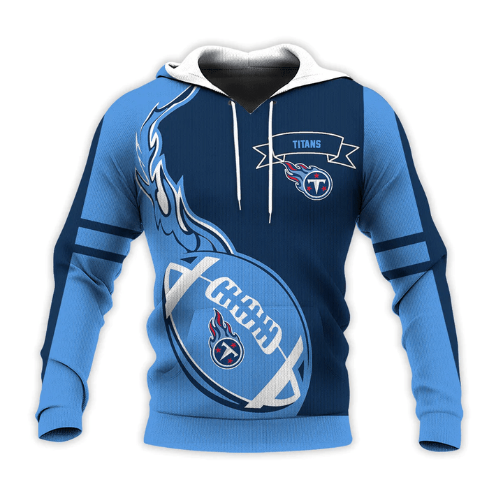 Tennessee Titans Hoodie Flame Ball - NFL