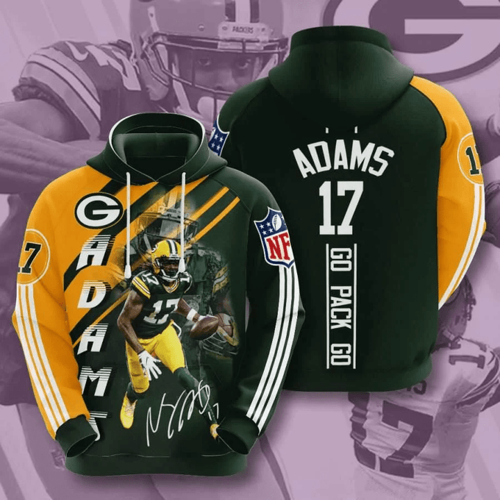 Green Bay Packers Davante Adams Usa 1035 Hoodie Custom For Fans - NFL