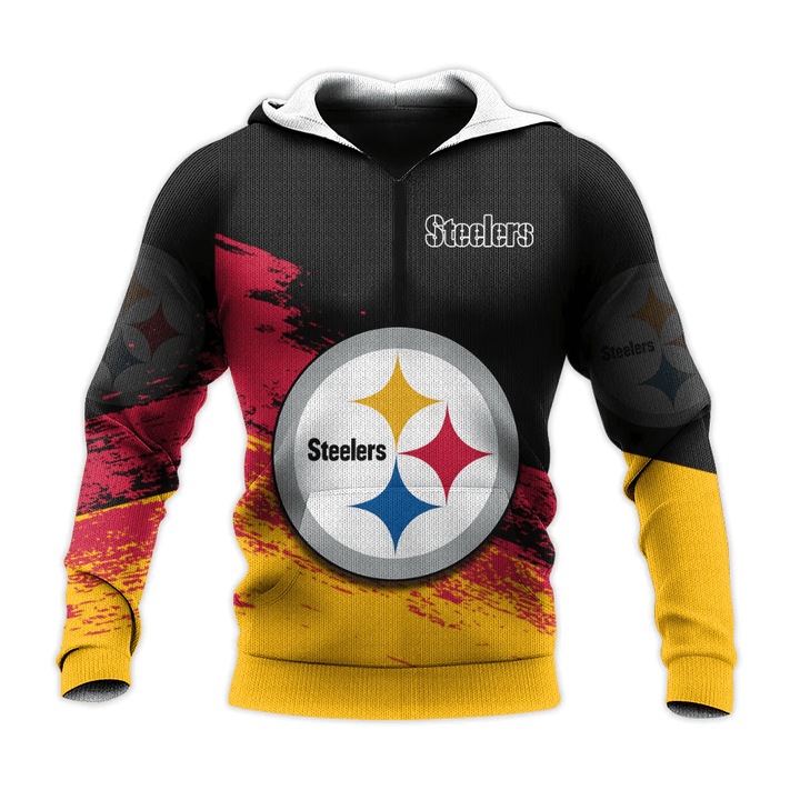 Pittsburgh Steelers Hoodie Grunge Style Hot Trending - NFL