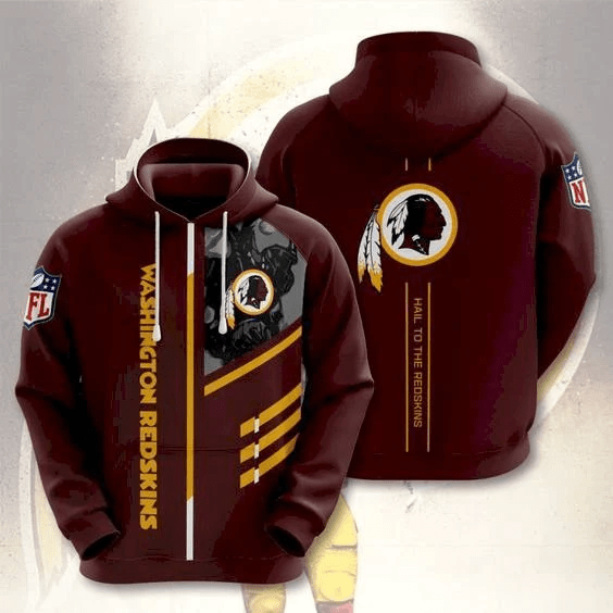 NFL Washington Redskins USA 3D Hoodie Sweatshirt