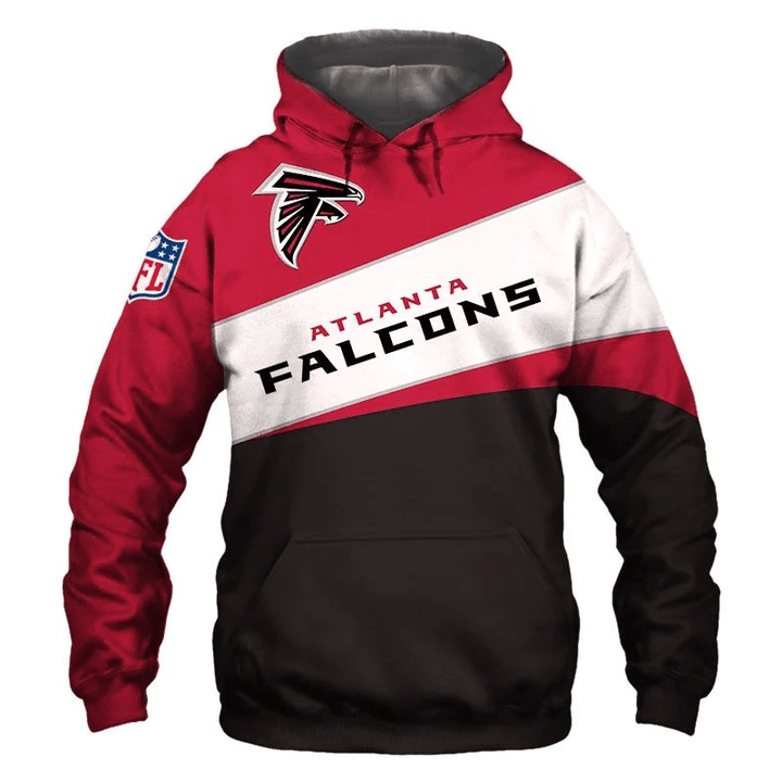 Official NFL Atlanta Falcons 3D Hoodie Sweatshirt