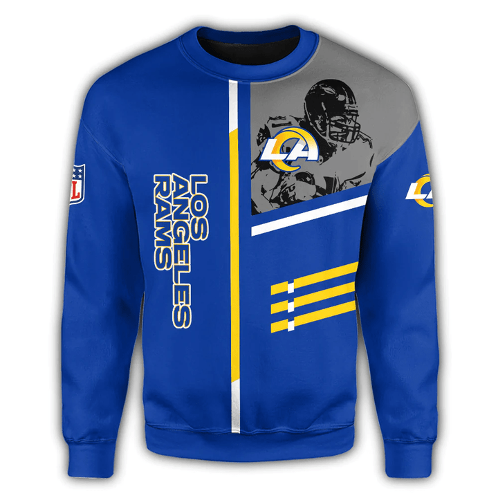 Los Angeles Rams Sweatshirt Personalized Football For Fan- NFL