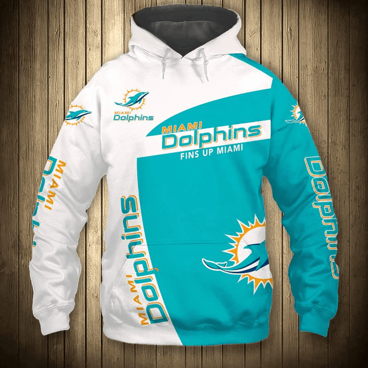 Miami Dolphins Hoodie Sweatshirt Pullover Gift For Fans - NFL