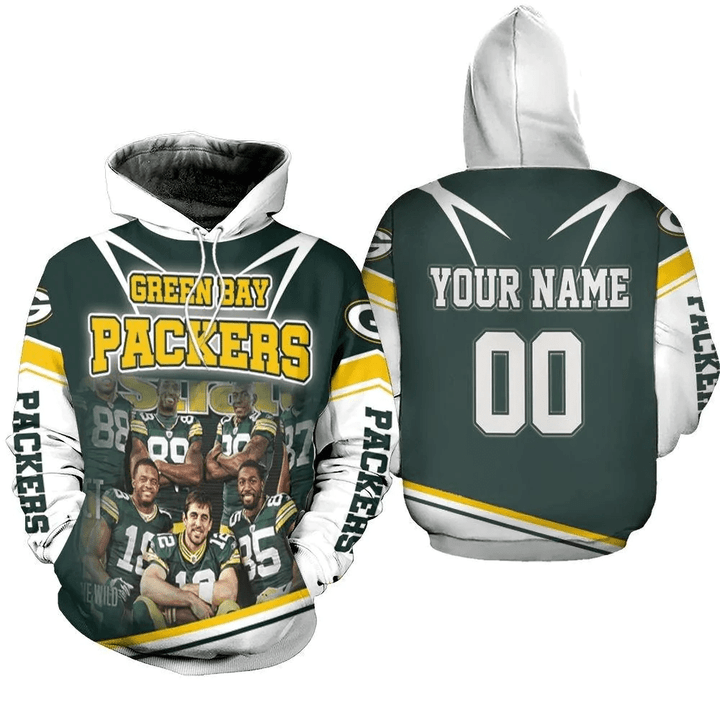 Green Bay Packers Great Players Nfl 2020 Season Champions Personalized Hoodie