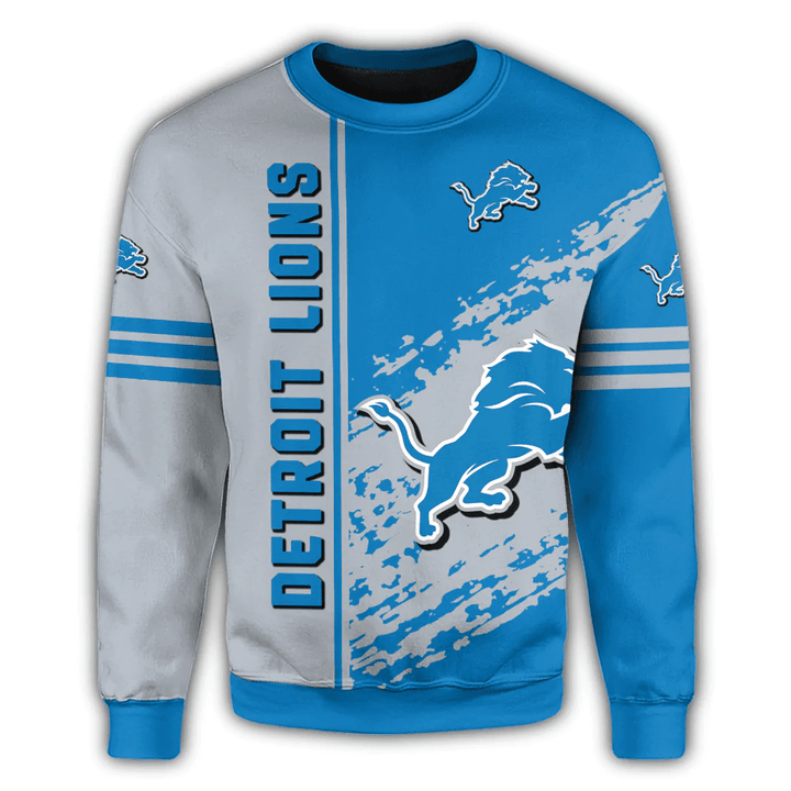 Detroit Lions Sweatshirt Quarter Style - NFL