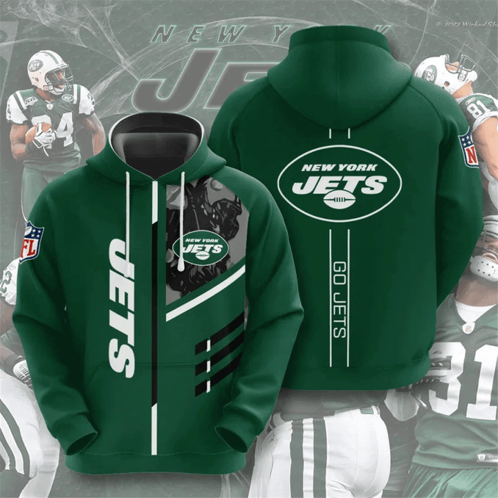 New York Jets Hoodies 3 Lines Graphic Gift For Fans - NFL