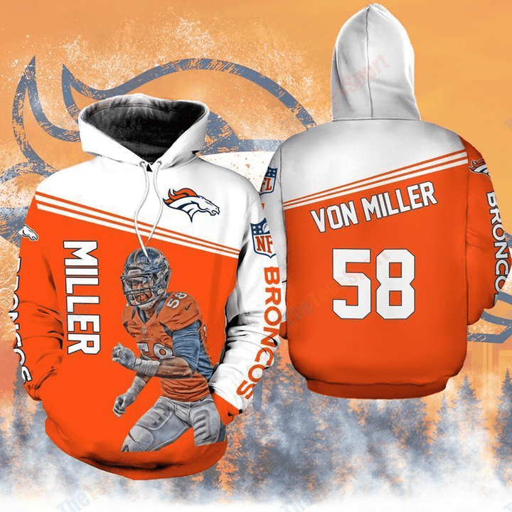 NFL Denver Broncos 3D Hoodie For Men For Women All Over Printed Hoodie TNT-01058-AUH