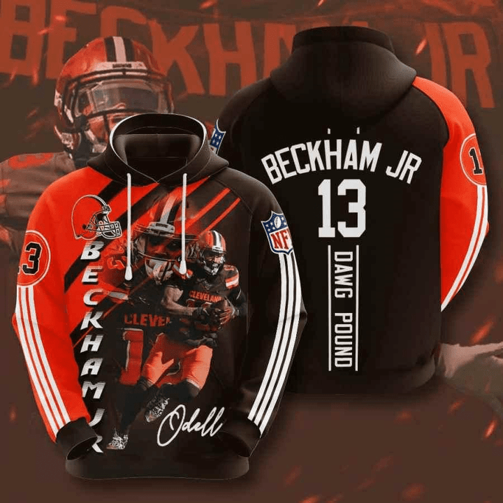 Cleveland Browns Odell Beckham Jr. Usa 985 Hoodie Custom For Fans - NFL