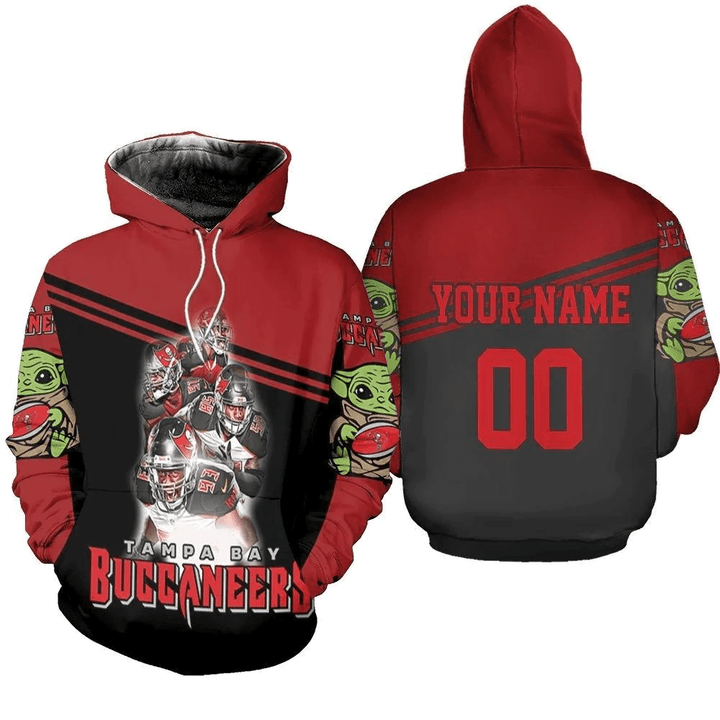 Yoda Tampa Bay Buccaneers Green Helmet Nfc South Champions Super Bowl 2021 Personalized Hoodie