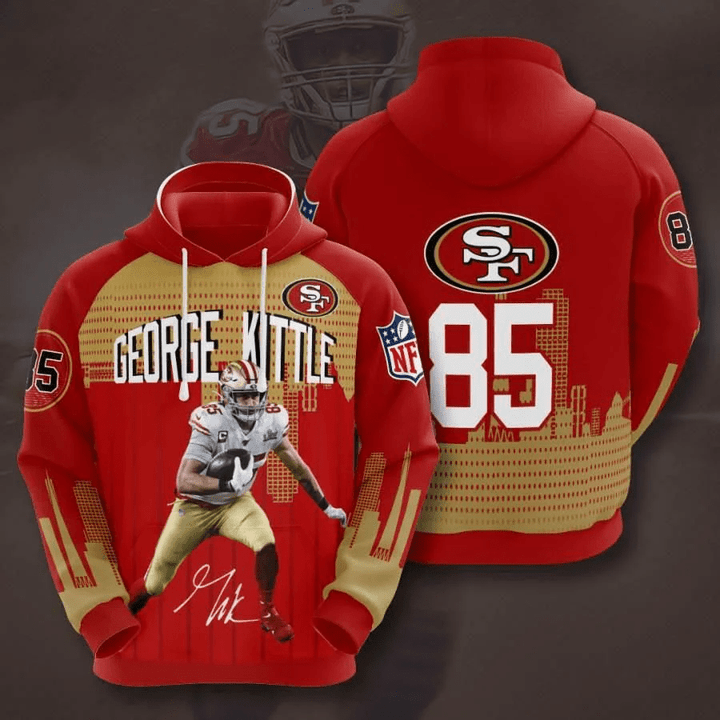 San Francisco 49Ers George Kittle Usa 1027 Hoodie Custom For Fans - NFL