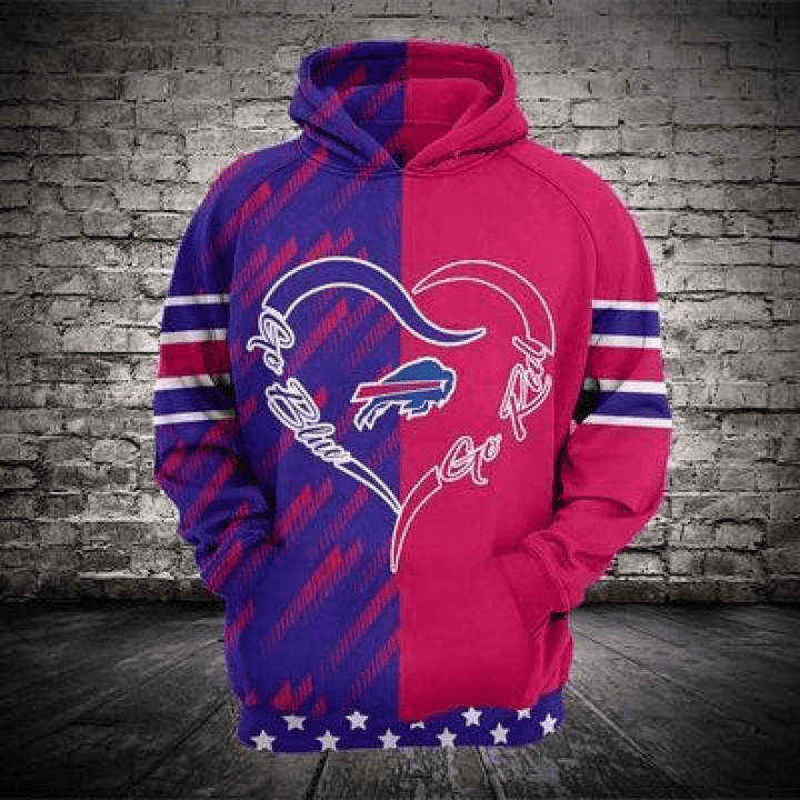 NFL Buffalo Bills Pullover And Zippered Hoodies Custom 3d Graphic Printed 3d Hoodie All Over Print Hoodie For Men For Women 1 DS0-03723-AUH