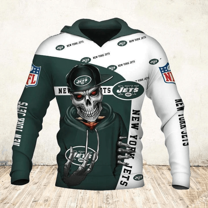 New York Jets Hoodies Custom Death Gift For Men - NFL
