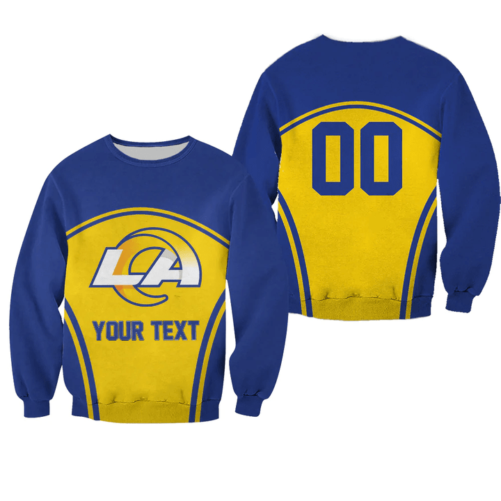 Los Angeles Rams Sweatshirt Curve Style Sport- NFL