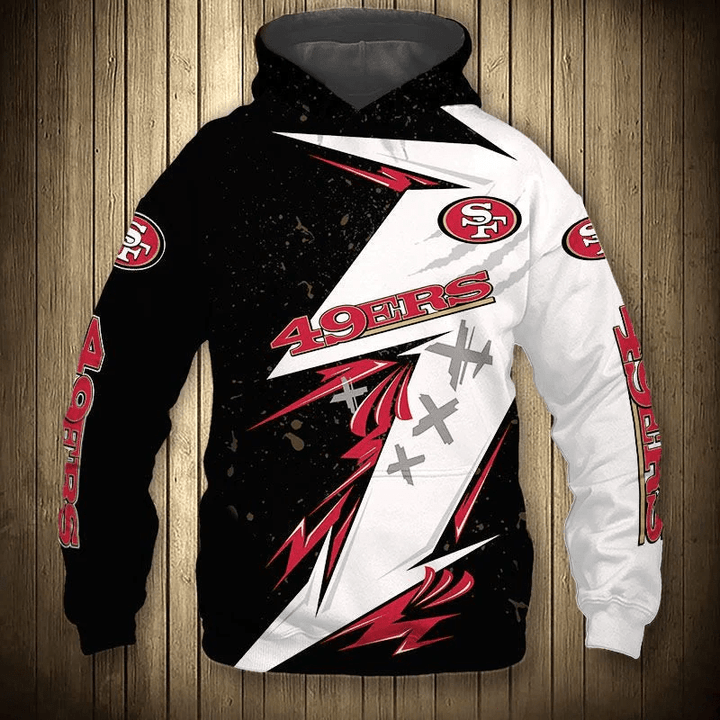 San Francisco 49Ers Hoodie Thunder Graphic Gift For Men - NFL