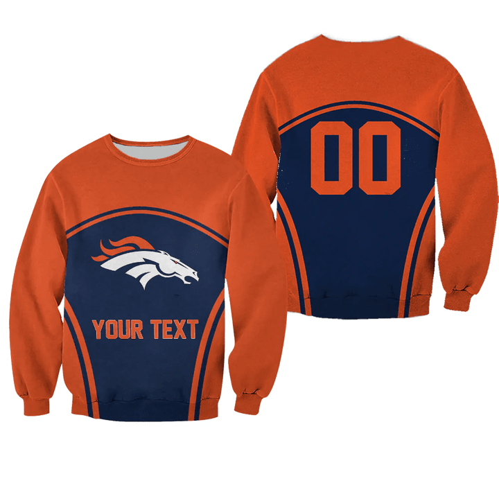 Denver Broncos Sweatshirt Curve Style Sport- NFL