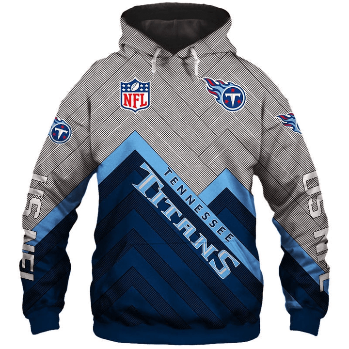Tennessee Titans Hoodie Long Sweatshirt Pullover - NFL