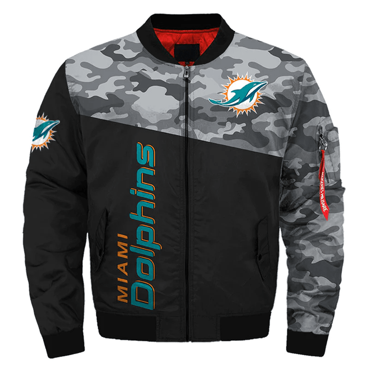 Miami Dolphins Camo Jacket