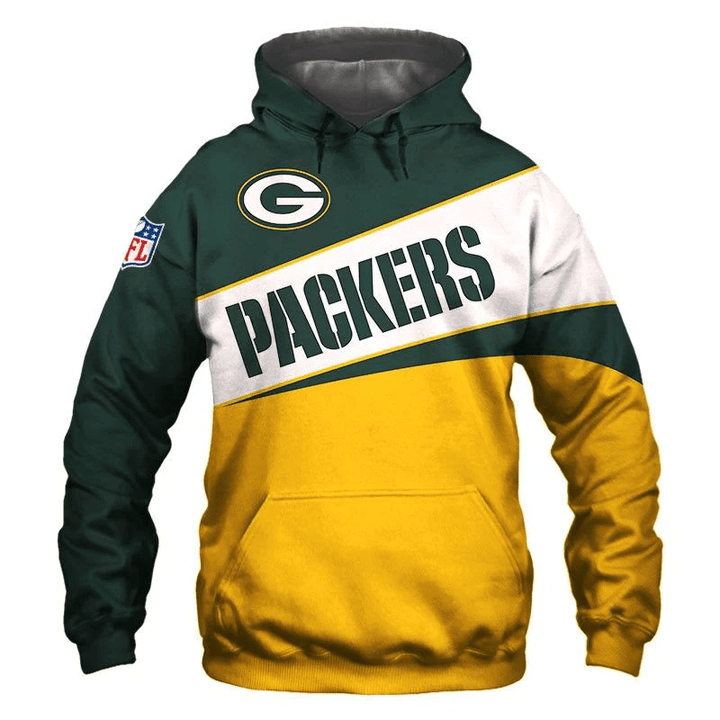 Official Green Bay Packers NFL For Fans 3D Hoodie Sweatshirt