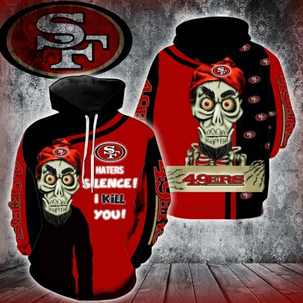 NFL San Francisco 49ers Achmed Skull 3d Hoodie Full All Over Print K1188 DS0-03069-AUH