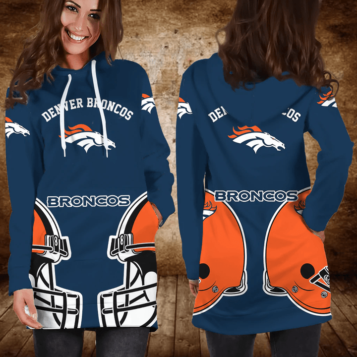 Denver Broncos Hoodie Dress