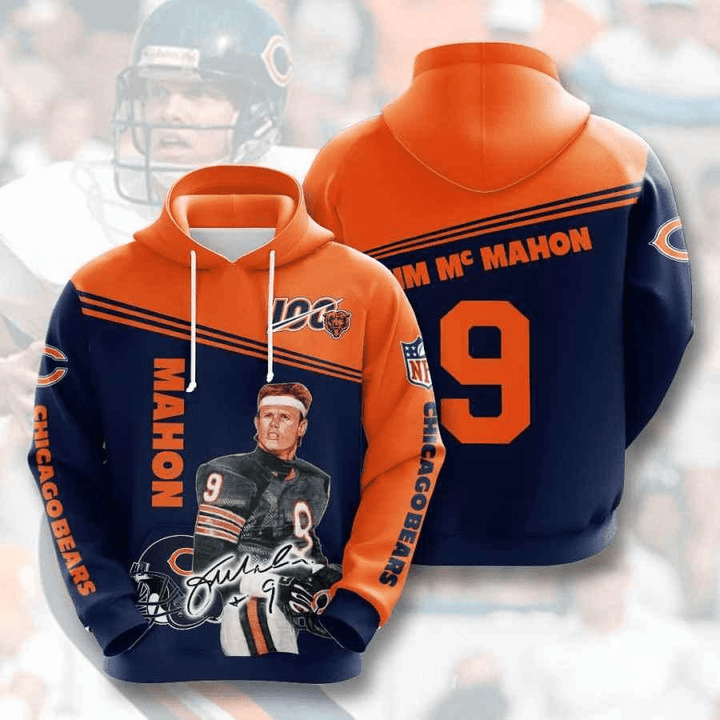 Chicago Bears Jim Mcmahon Usa 455 Hoodie Custom For Fans - NFL
