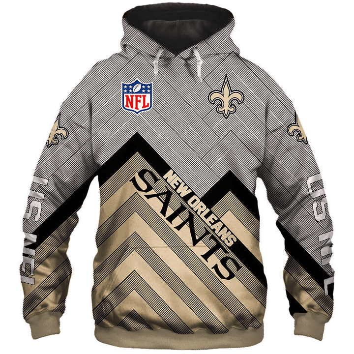 New Orleans Saints Hoodie Long Sweatshirt Pullover - NFL