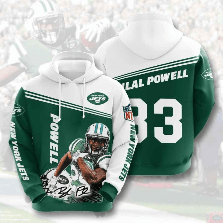 New York Jets Bilal Powell Usa 845 Hoodie Custom For Fans - NFL