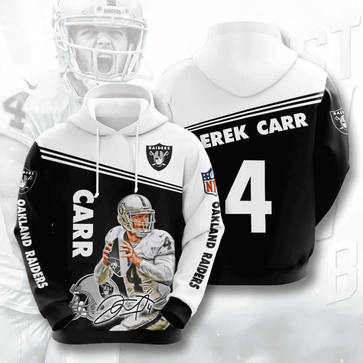 Las Vegas Raiders Derek Carr Usa 868 Hoodie Custom For Fans - NFL