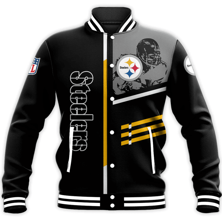 Pittsburgh Steelers Baseball Jacket Personalized Football For Fan- NFL