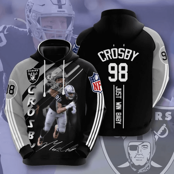 Las Vegas Raiders Maxx Crosby Usa 1087 Hoodie Custom For Fans - NFL