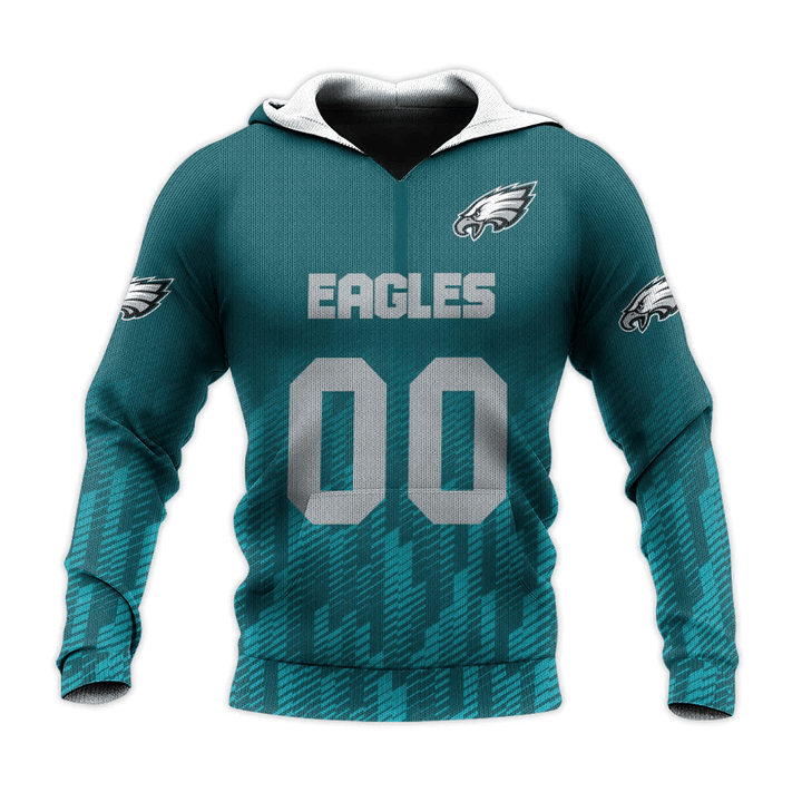 Philadelphia Eagles Hoodie Logo Sport Ombre - NFL